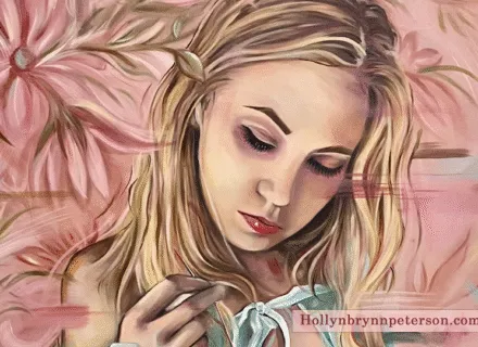 painting of a young woman