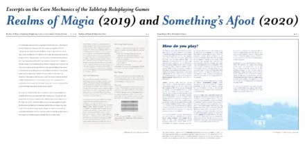 text desscribing a role playing game