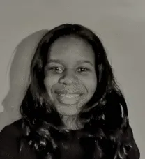young woman smiling