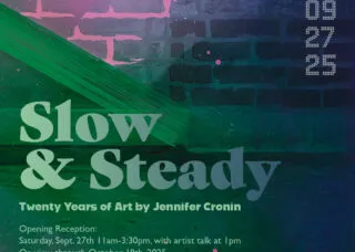 flyer for exhibition with information