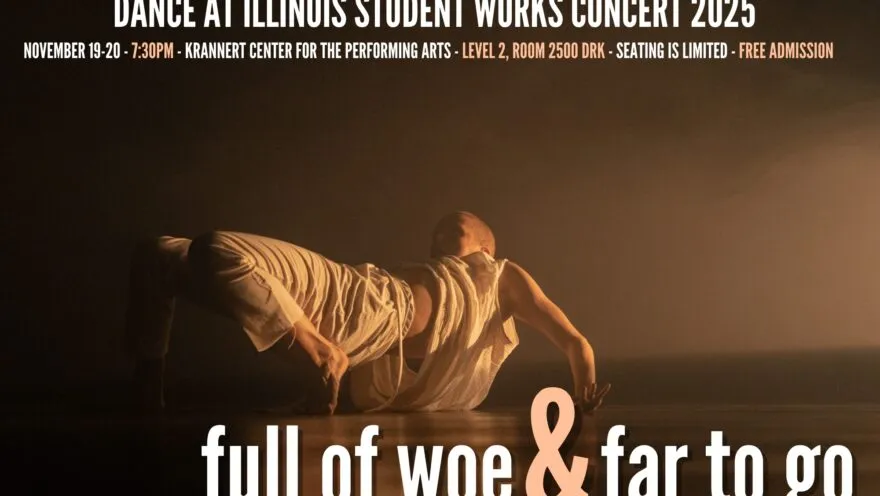 A woman bending backwards