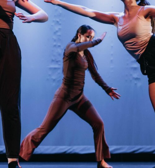 woman performing on stage