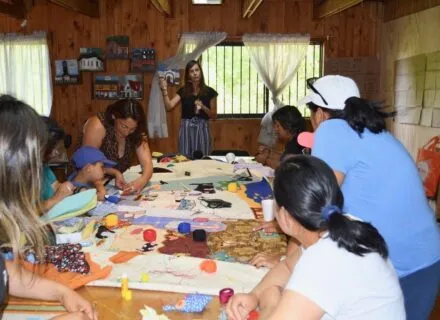 As part of her Ph.D. research, Dr. Novoa organized this participatory workshop with women in Lota that mapped the urban history of the city from a female perspective.
