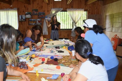 As part of her Ph.D. research, Dr. Novoa organized this participatory workshop with women in Lota that mapped the urban history of the city from a female perspective.