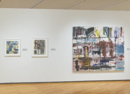 Image of Louise Fishman exhibit at Krannert Art Museum