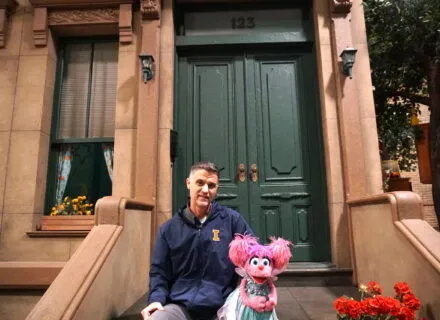 Paul Rudolph with Abby Cadabby