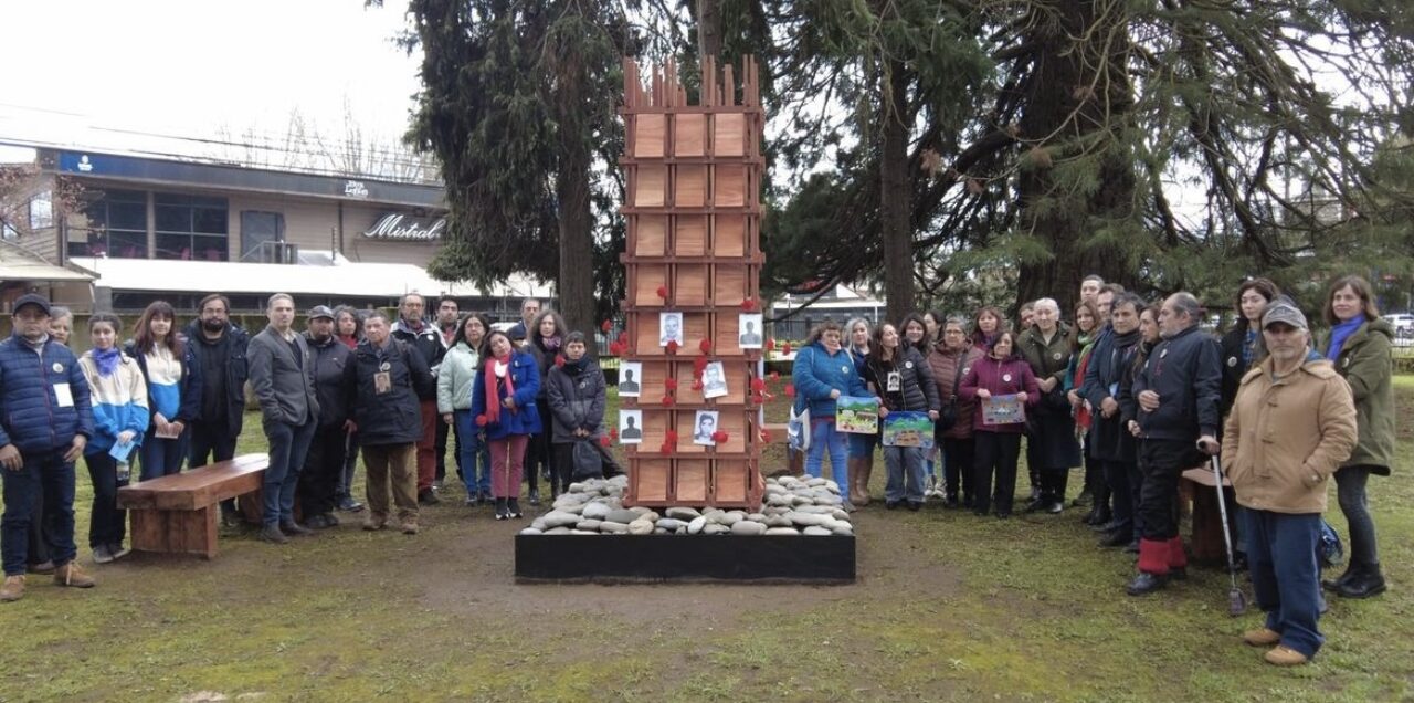 Presentation of the memorial, Museo Regional de La Araucanía. Photo credit: Association of Relatives of the Disappeared Detainees from Mulchén.