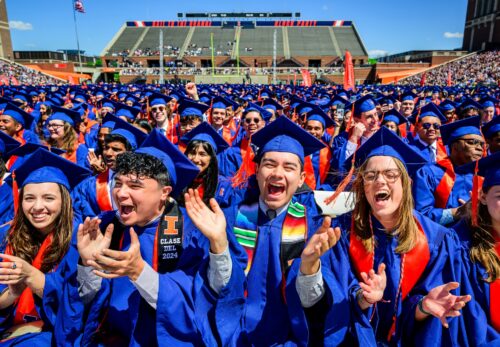 graduates celebrating